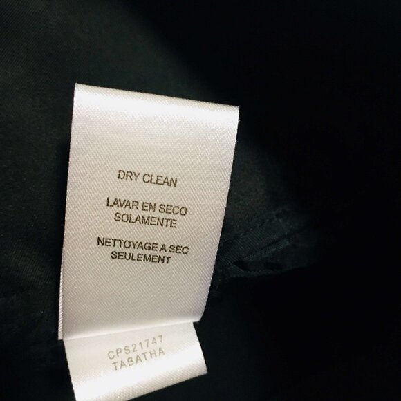 BCBG MaxAzria Sz 4 Tabatha Black Wide Leg Dress Pants Trousers (Like New) - Picture 7 of 9